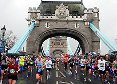 Maratón de Londres.